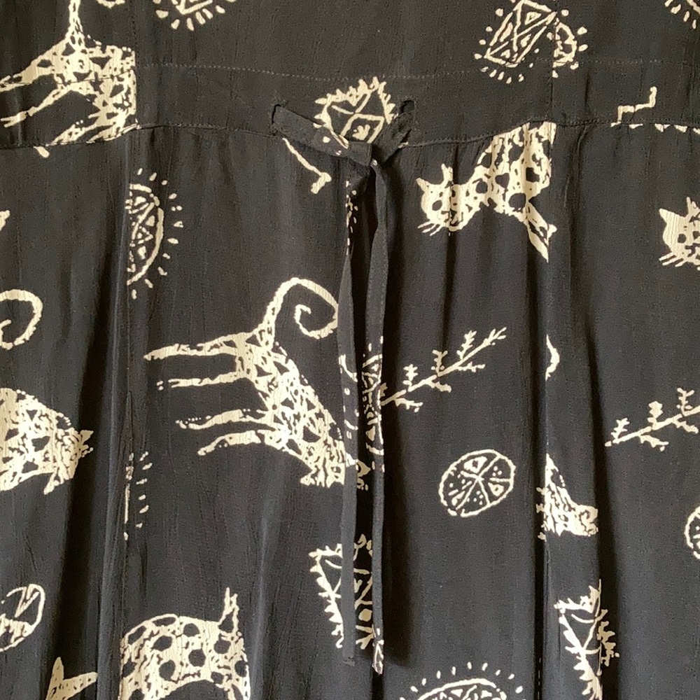 Patterned Kimono Style Jacket - image 5